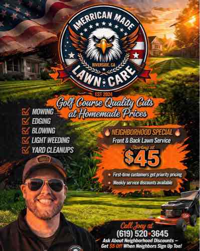 American Made LawnCare Logo