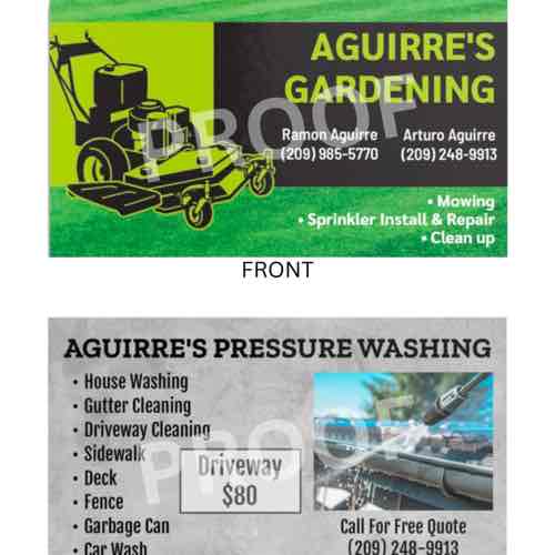Aguirre’s gardening Logo