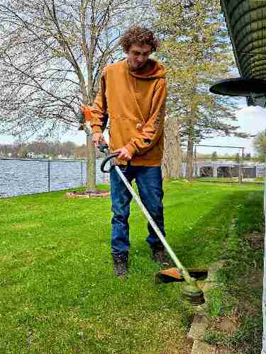 JC landscape, power-washing, mowing & more. Logo